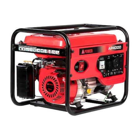 A-Ipower A-iPower AP4000 4000 watt Gasoline Powered Manual Start Portable Generator AP4000
